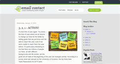 Desktop Screenshot of blog.emailcontact.com